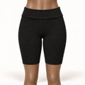 Midnight Ribbed Shorts