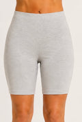 Cloud Gray Fitted Shorts