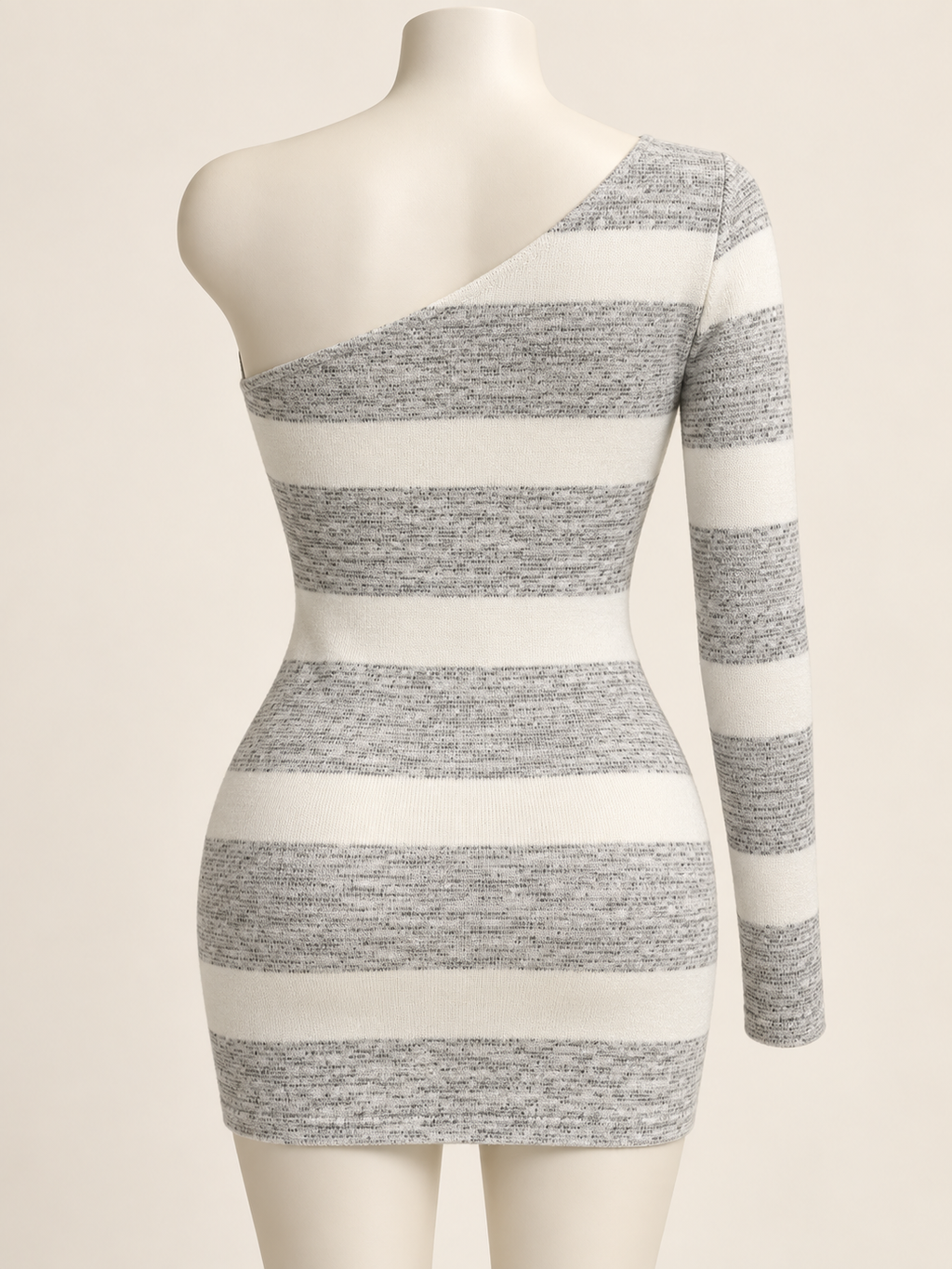 Cloud Asymmetry Mini Dress