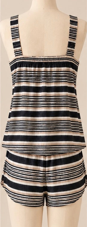 Striped Pajama Set