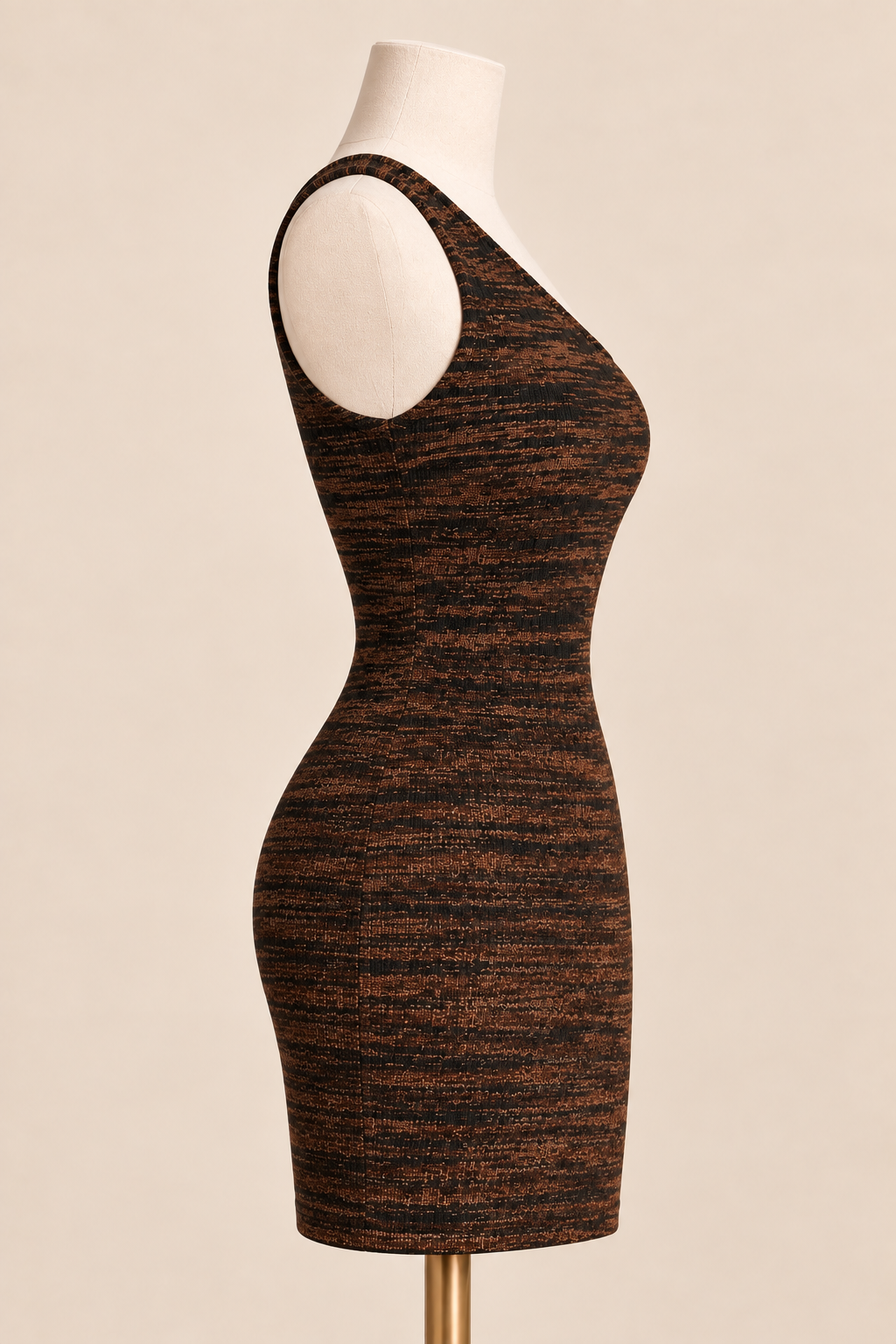 Cocoa One-Shoulder Mini Dress