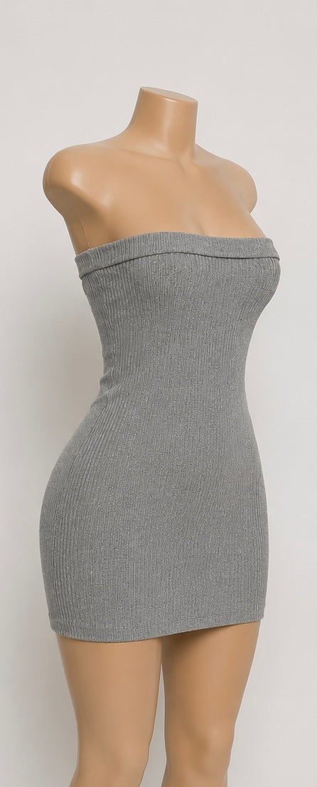 STONE Strapless Mini Dress