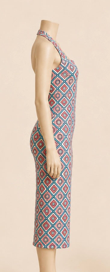 MOSAÏQUE ÉCLAT Adult Halter Dress