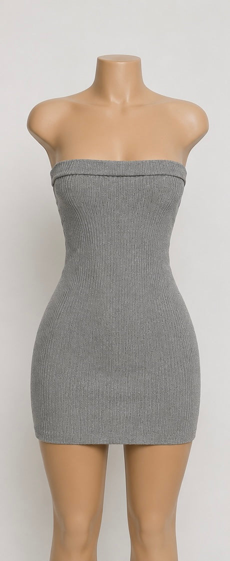 STONE Strapless Mini Dress