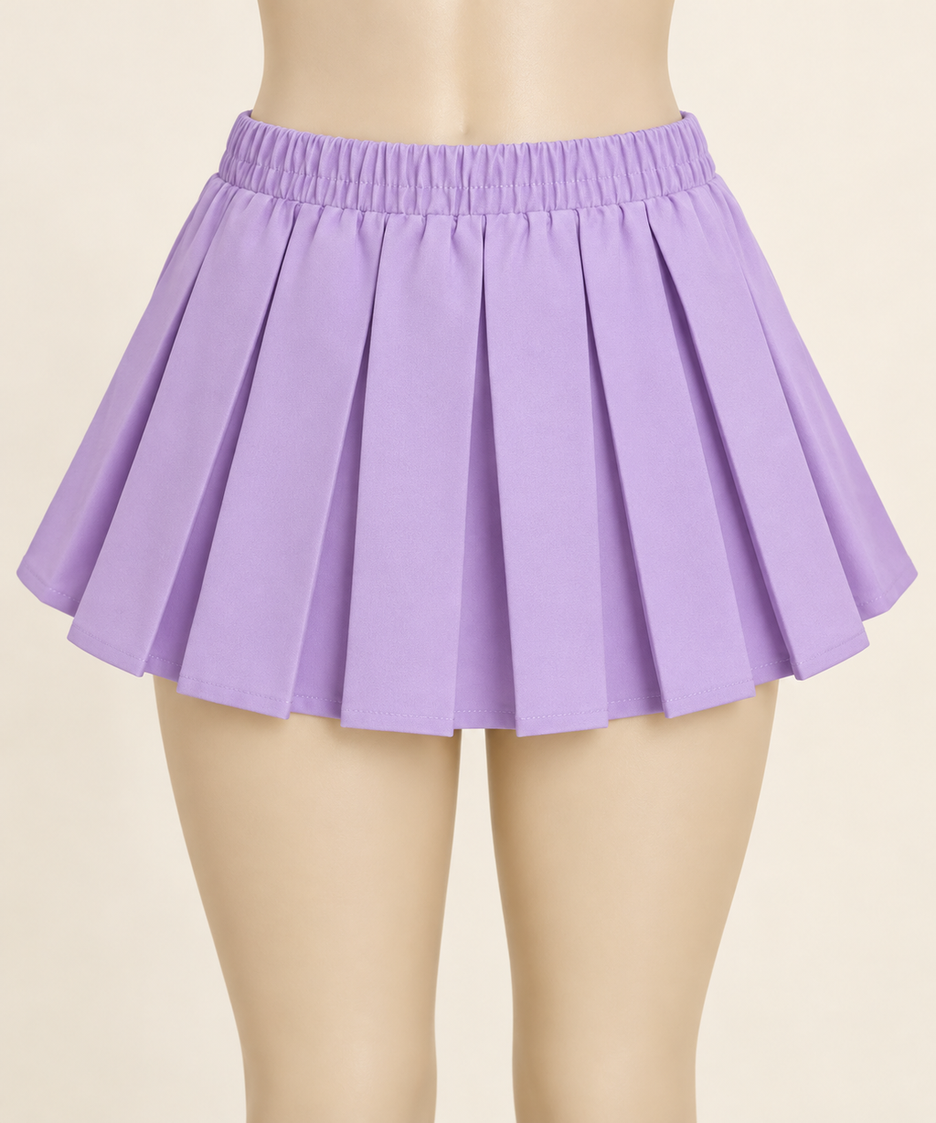 Pleated Mini Skirt