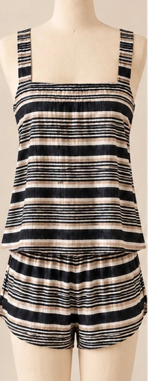 Striped Pajama Set
