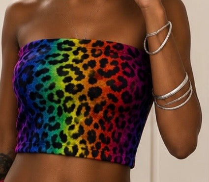 The Wild Luxe Tube Top 🐆✨