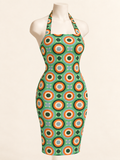 MOSAÏQUE ORBIT Halter Midi Dress