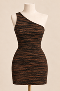 Cocoa One-Shoulder Mini Dress
