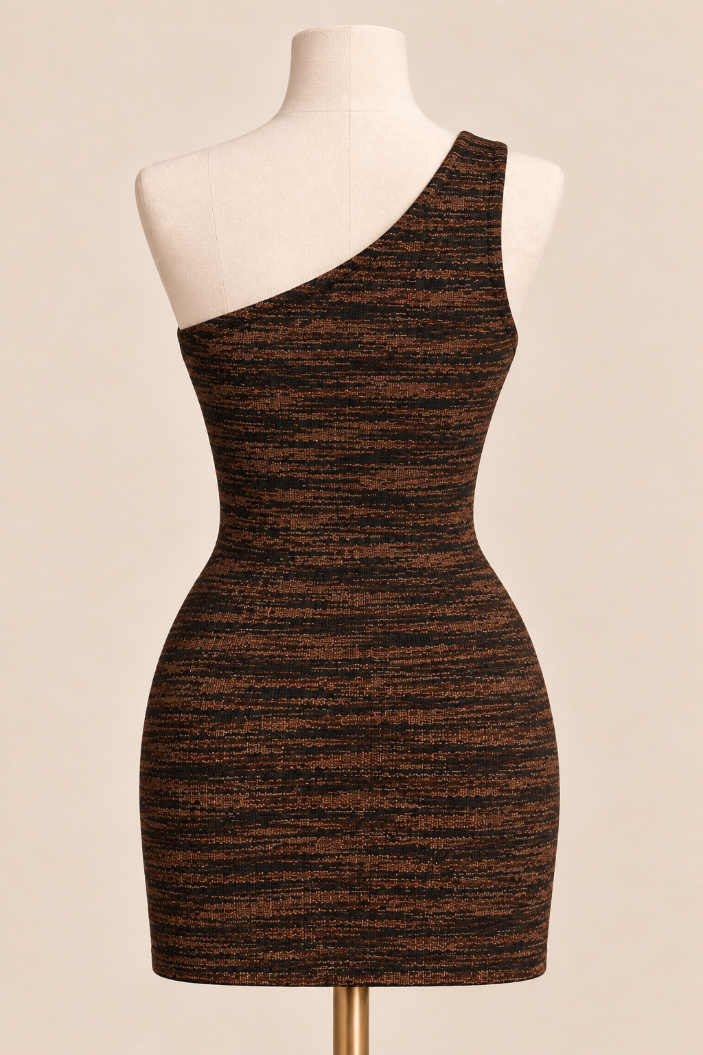 Cocoa One-Shoulder Mini Dress