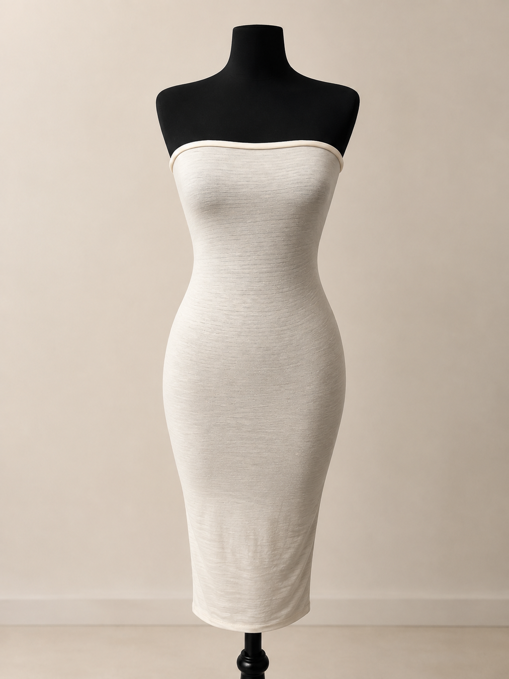 NIMBUS Strapless Midi Dress