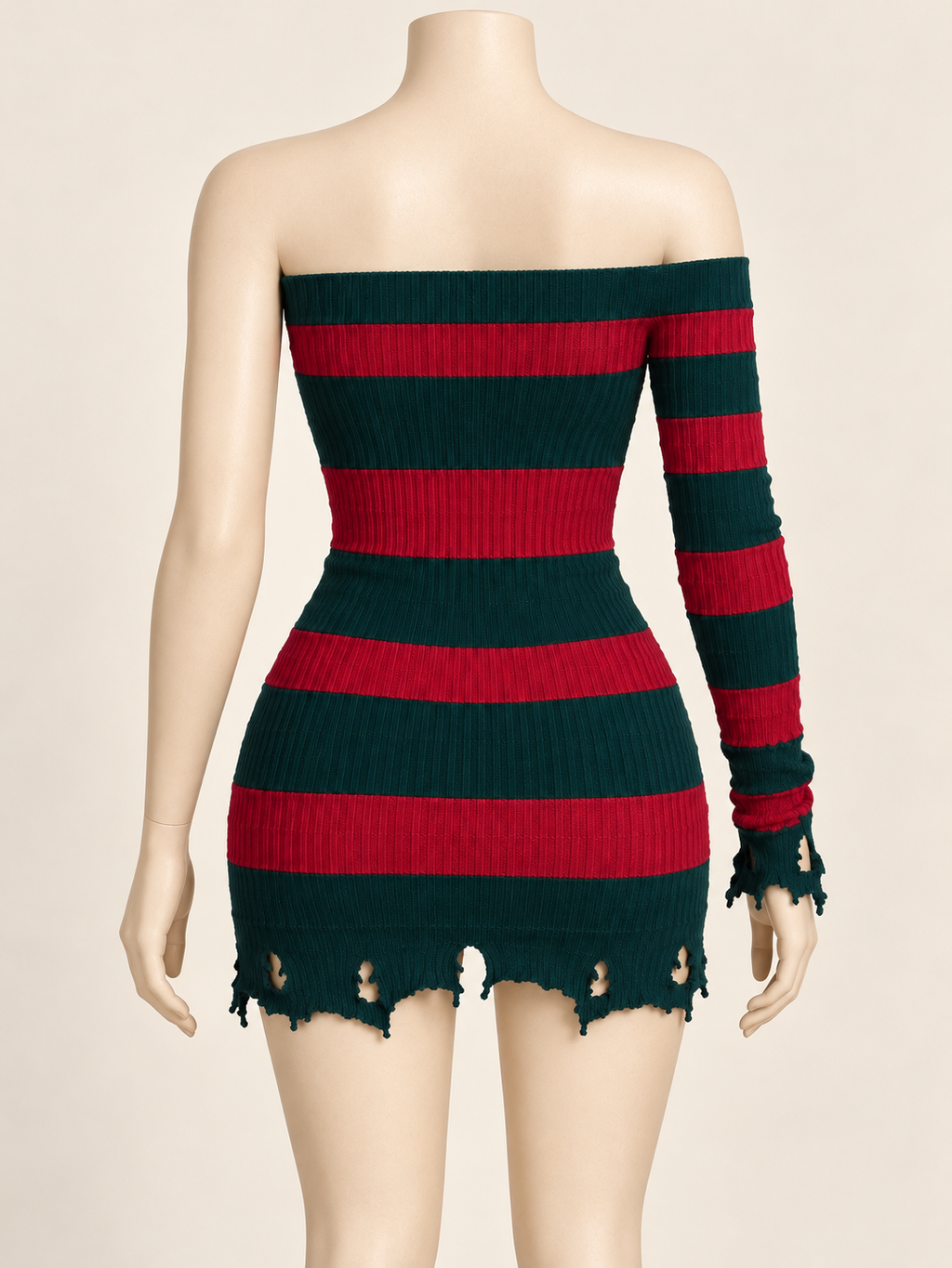 Freddy-Inspired One-Sleeve Mini Dress