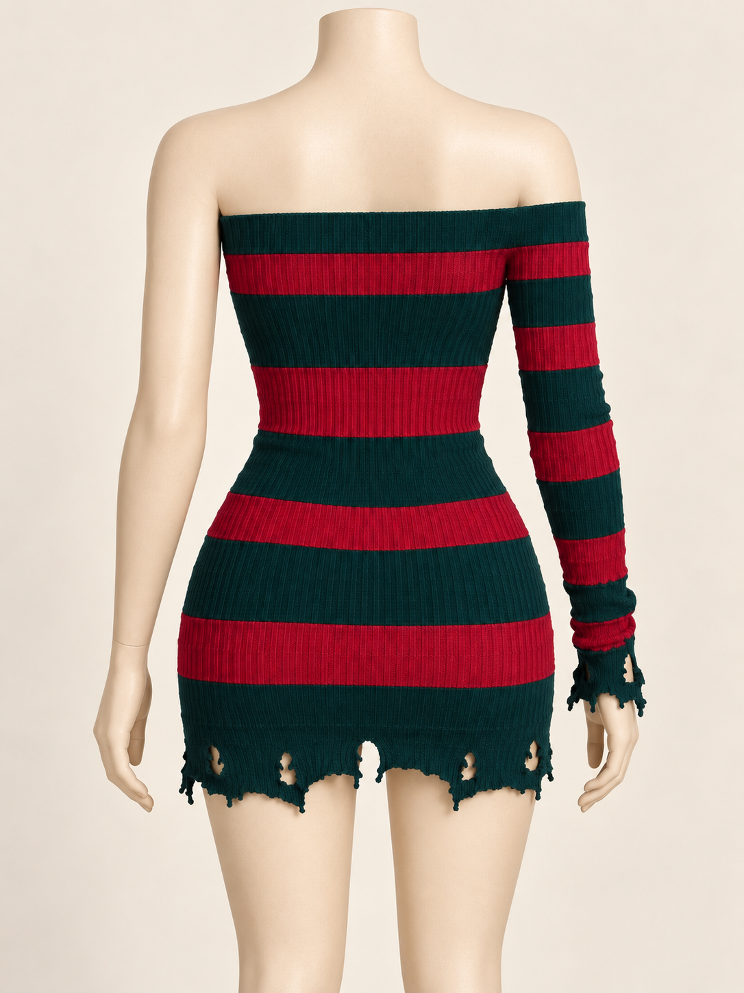 Freddy-Inspired One-Sleeve Mini Dress