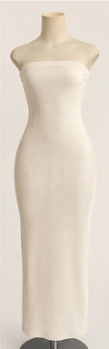 ÉLANA LUMIÈRE Strapless Midi Dress