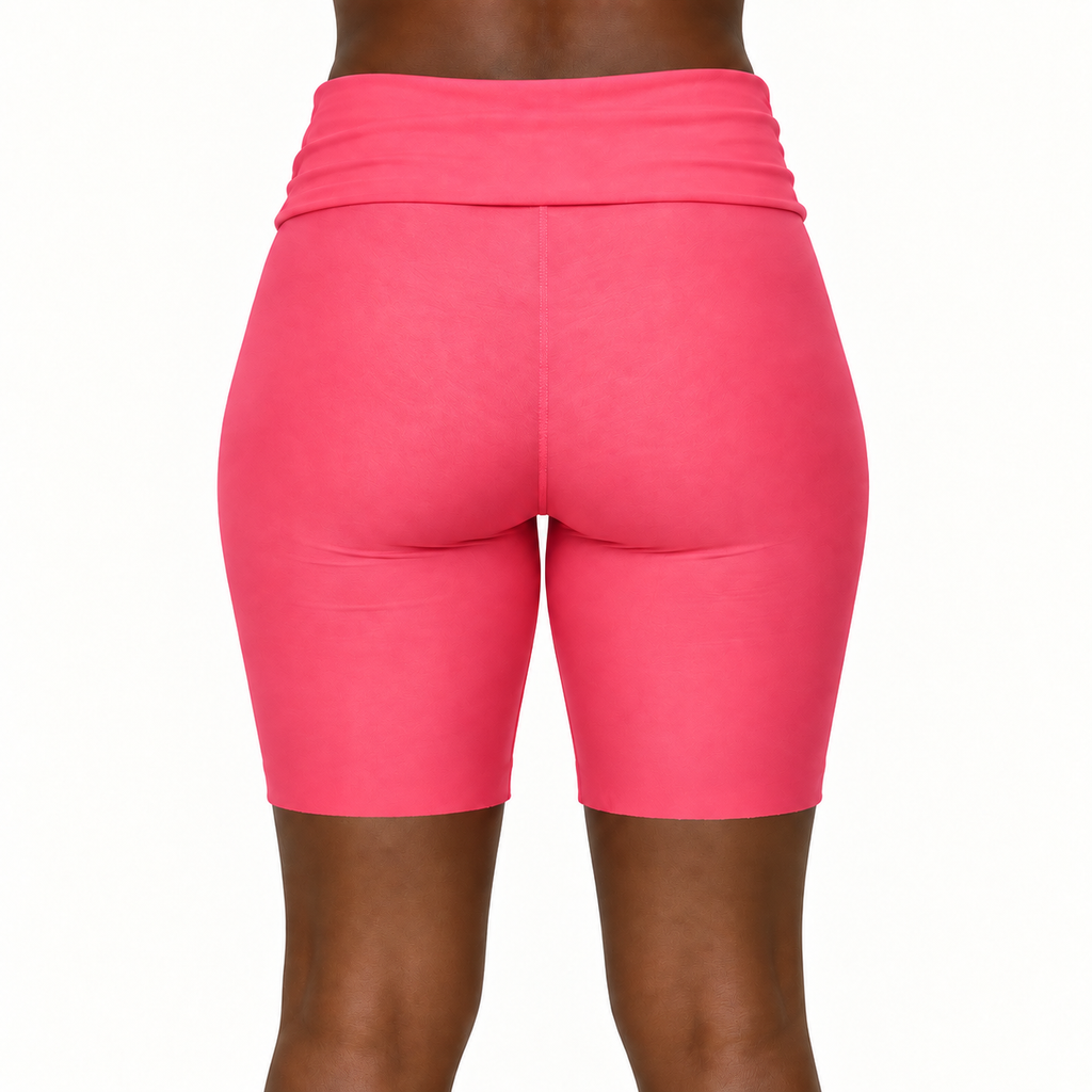 Blush Coral Fitted Shorts