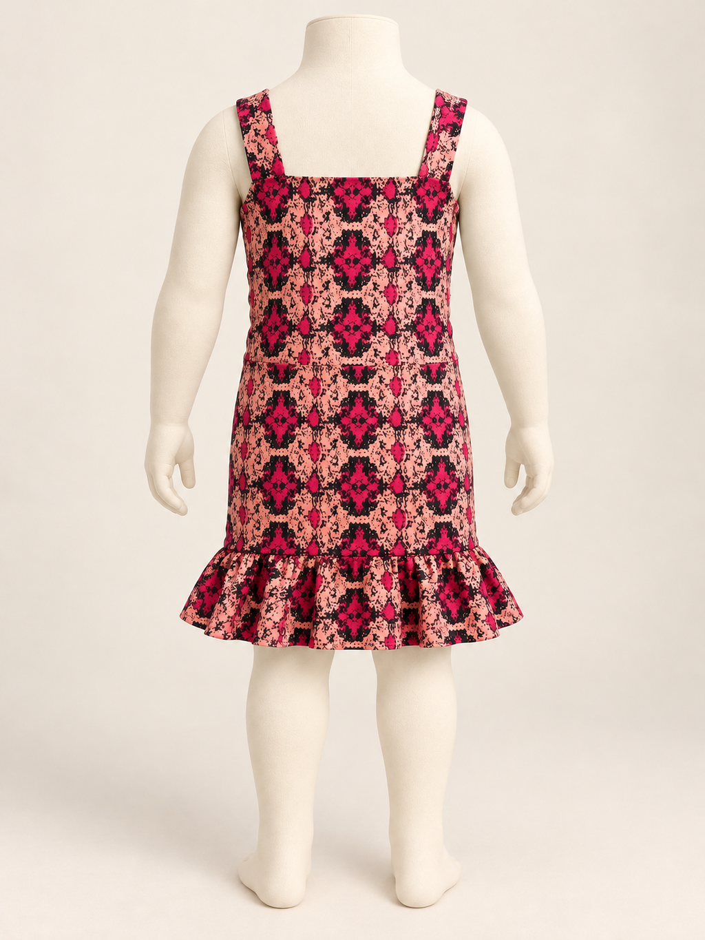 Pink Rush Kids Ruffle-Hem Dress